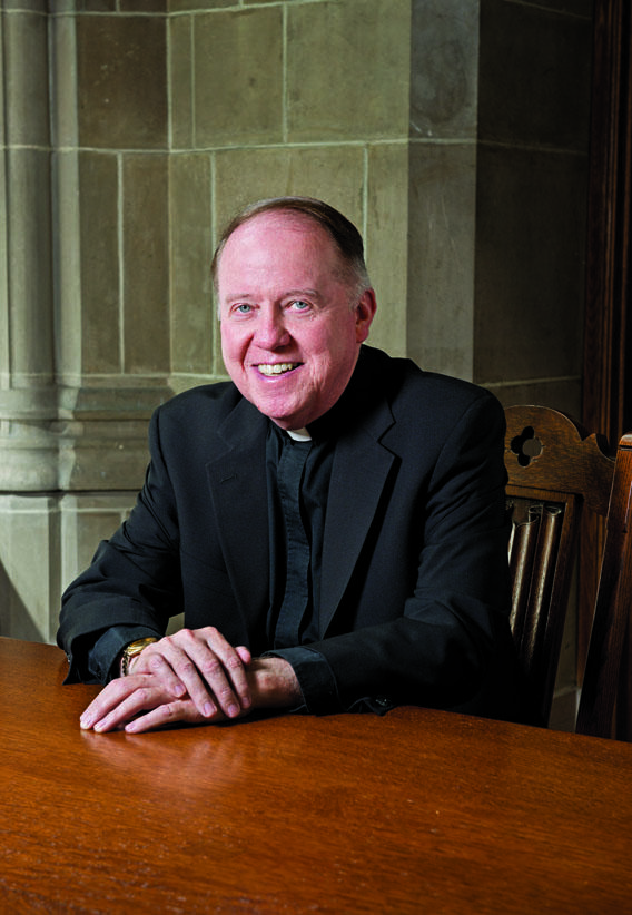 William P. Leahy, SJ, President of Boston College, June 2012, photographed in Gargan Hall, Bapst Library, main campus, Chestnut Hill, MA